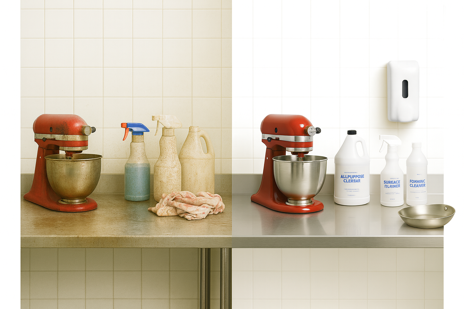 Professional kitchen chemicals, towels, gloves and foodservice disposables for restaurants, hotels and foodservice operations in Central Florida